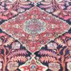 Hand-Knotted Persian Nahavand Stylish Rug (Tribal Floral Medallion Pattern) - Red Wool