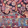 Hand-Knotted Persian Nahavand Stylish Rug (Tribal Floral Medallion Pattern) - Red Wool