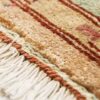 Hand-Knotted Persian Heriz Rug (Classical Bold Floral Medallion) - Cream Wool