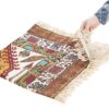 Persian Tablecloth: Isfahan's Traditional Kalamkari Block Print Symbols
