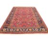 Hand-Knotted Persian Heriz Rug (Classical Bold Floral Medallion) - Red Wool