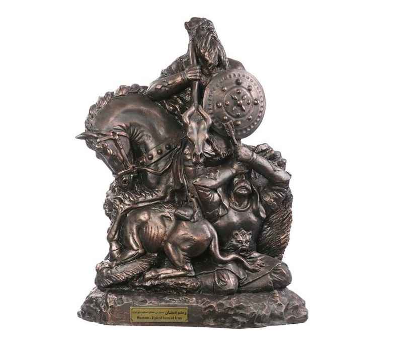 Rustam & Esfandiar Sculpture Legendary Heroes