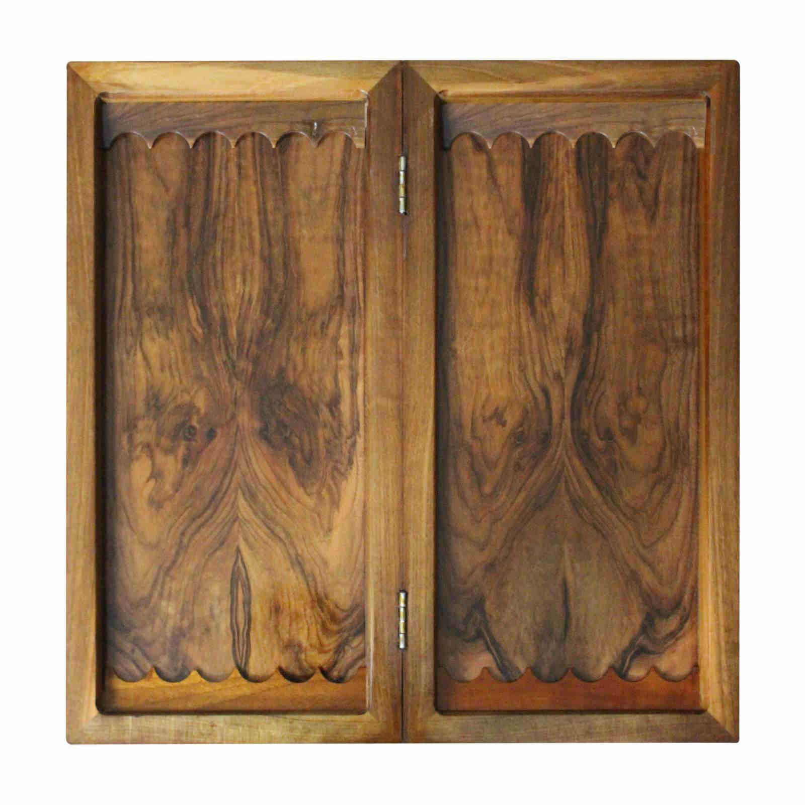 Wood Carved Backgammon Board Handcrafted with Persian Heritage Khayyam