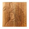 Wood Carved Backgammon Board Luxury & Handcrafted Indian and Eagle
