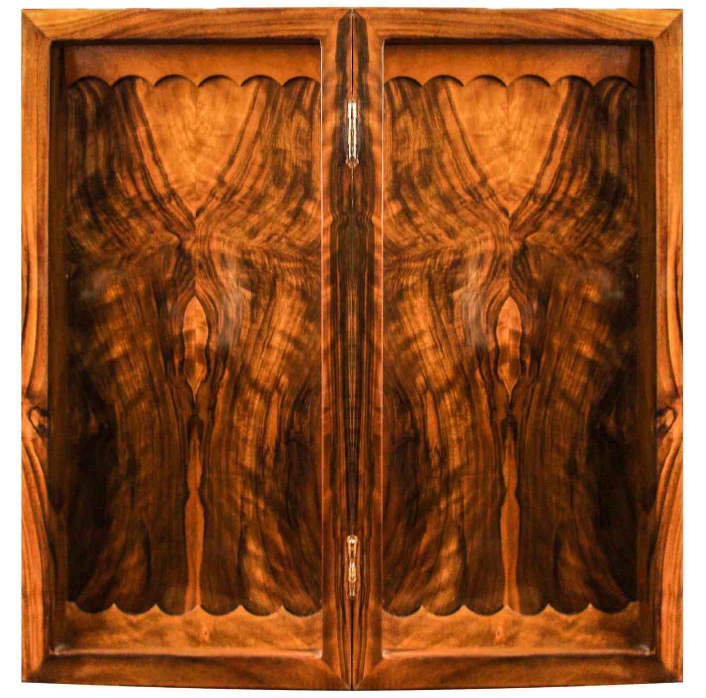Wood Carved Backgammon Board Luxury & Handcrafted Indian and Eagle