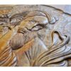 Wood Carved Backgammon Board Handcrafted with Persian Heritage Dervish