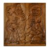 Wood Carved Backgammon Board Handcrafted with Persian Heritage Kayyam Cup