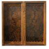 Luxury Handcrafted Solid Wood Persian Backgammon Board with Horse Carving