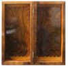 Handcrafted Solid Wood Persian Backgammon Board with Dervish Persian Heritage Design