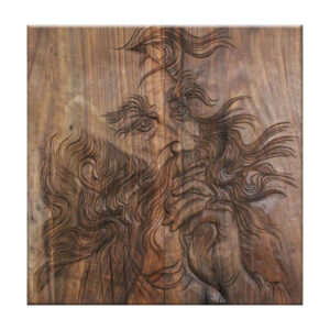 Wood Carved Backgammon Board Handcrafted with Persian Heritage Khayyam