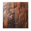 Handcrafted Solid Wood Persian Backgammon Board with Phoenix Persian Heritage Design
