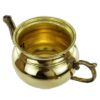 Persian Copper Teapot Handcrafted and Hammered Golden