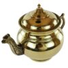 Persian Copper Teapot Handcrafted and Hammered Golden