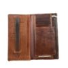 Persian Leather Long Wallet for Women with Love Poem
