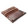 Persian Leather Long Wallet for Women with Love Poem