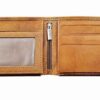 Persian Leather Bifold Wallet for Men with Achaemenid Throne Design