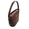 Suede Leather Boho Shoulder Bag Handcrafted Termeh