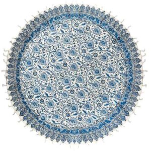 Persian Tablecloth: Isfahan’s Traditional Kalamkari Block Print 03