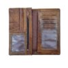 Persian Leather Long Wallet for Men with Achaemenid Design