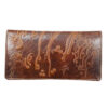 Persian Leather Long Wallet for Women with Love Poem