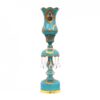 Handcrafted Traditional Persian Laleh Abbasi Crystal Table Lamp with Drops