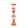 Handcrafted Traditional Persian Laleh Abbasi Crystal Table Lamp with Drops