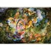 Hand-Knotted Persian Wall Hanging Rug from Tabriz Depicting Dayereh Hasti Miniature