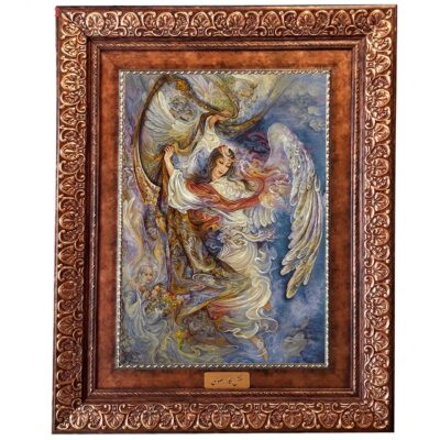 Machine-Made Persian Miniature Wall Hanging Rug – Persian Miniature 47KP, Kashan