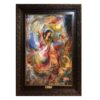 Persian Wall Hanging Rug from Tabriz Depicting Miniature M5