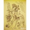 Original Persian Miniature Art Painting: Gouache and Watercolor - Layla and Majnun