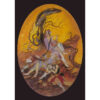Original Persian Miniature Art Painting: Watercolor and Gouache - Ney Instrument