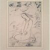 Set of 5 Original Persian Safavid Art Paintings: Watercolor and Gouache on Cardboard