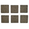 Khatam Geometric Persian Coasters – Square Wooden Drink Protector Set