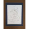 Original Persian Miniature Art Painting: Watercolor - Dance in Wind