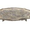 Traditional Brass Serving Tray - Hand Engraved Floral Design 1168