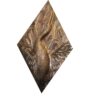 Framed Engraved Brass Art Artistic Bird