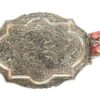 Traditional Brass Serving Tray - Hand Engraved Floral Design 1168