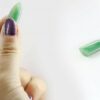 Mezrab Pick for Persian Tar Green Agate