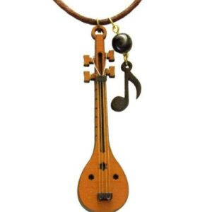 Wooden Necklace with Artistic design Persian Setar