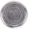 Traditional Copper Serving Tray - Hand Hammered Geometric Design 960
