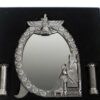 Persian Achaemenid & Farvahar Mirror and Candlesticks Set