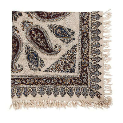 Iranian Tablecloth: Isfahan's Traditional Kalamkari Block Print 23