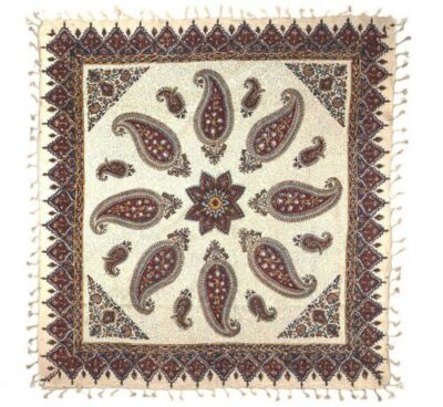 Iranian Tablecloth: Isfahan's Traditional Kalamkari Block Print 31