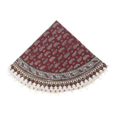 Iranian Tablecloth: Isfahan's Traditional Kalamkari Block Print 01