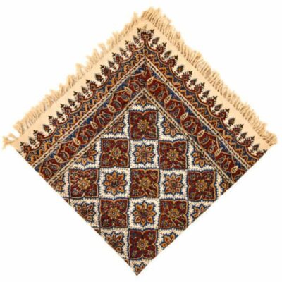 Iranian Tablecloth: Isfahan's Traditional Kalamkari Block Print Atrian