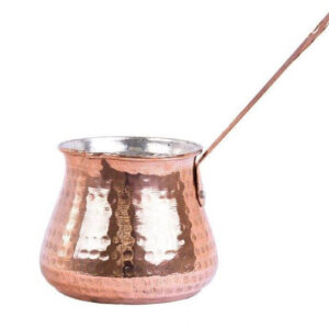 Premium Copper Cezve – Authentic Hammered Turkish Coffee Pot, Almas Model