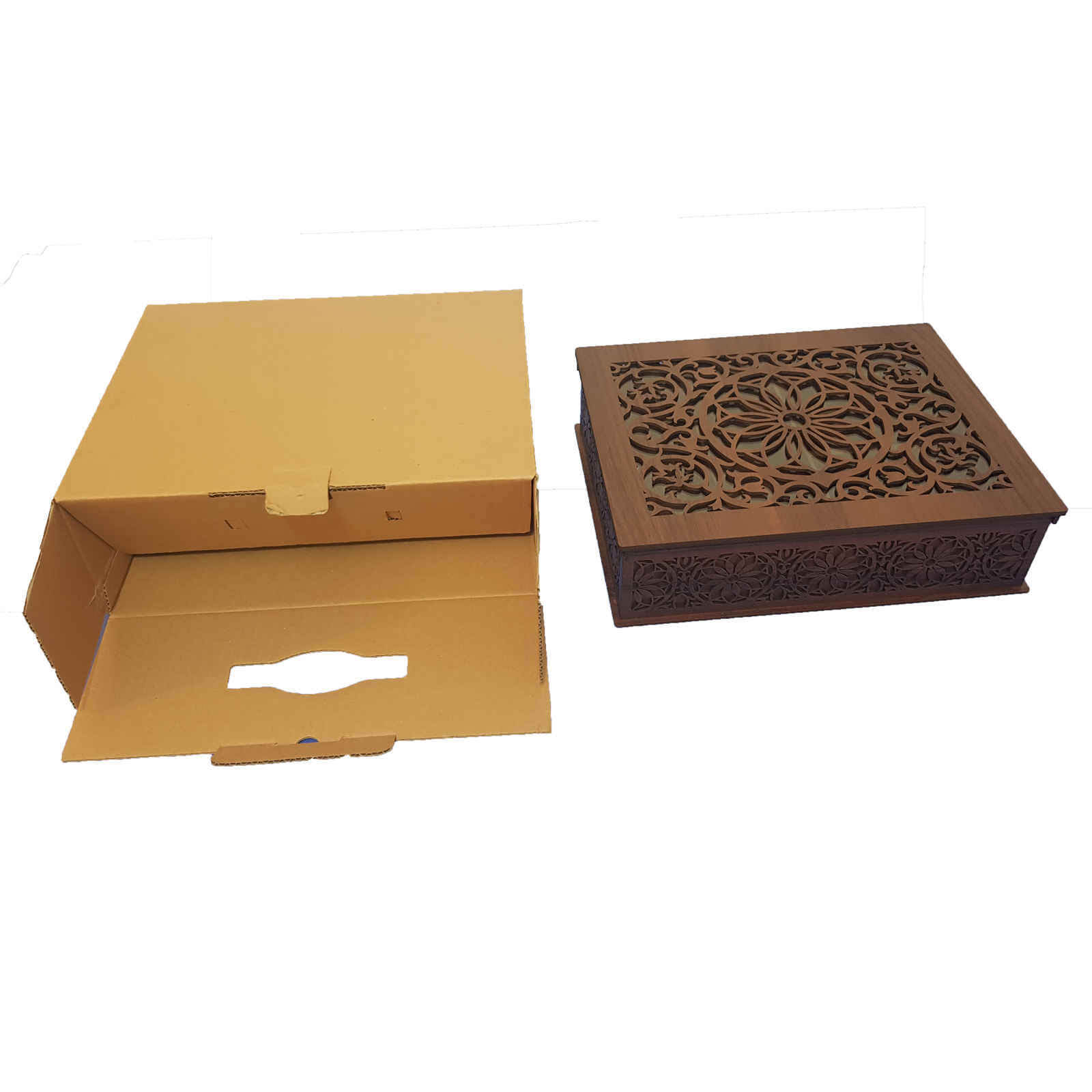 Nareng Edition Wooden Tea Organizer Chest – Compartmentalized Storage