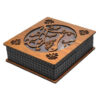 Persian-Inspired Termeh Wooden Tea Chest Organizer