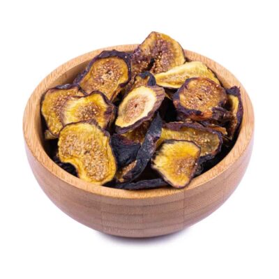 Iranian Sun-Dried Black Mission Fig Slices, Naturally Sweet & Richly Fruity - 700g