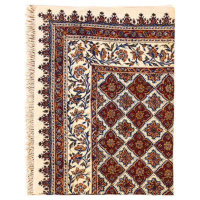 Persian Tablecloth: Isfahan's Traditional Kalamkari Block Print G280